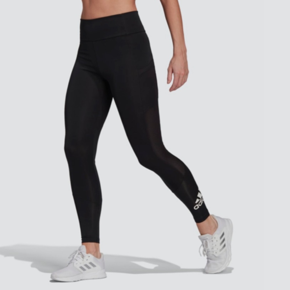 Adidas DESIGNED 2 MOVE BIG LOGO SPORT TIGHTS GL4028 Black S